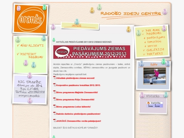 Radošo ideju centrs \"Oranžs\" biedrība, 